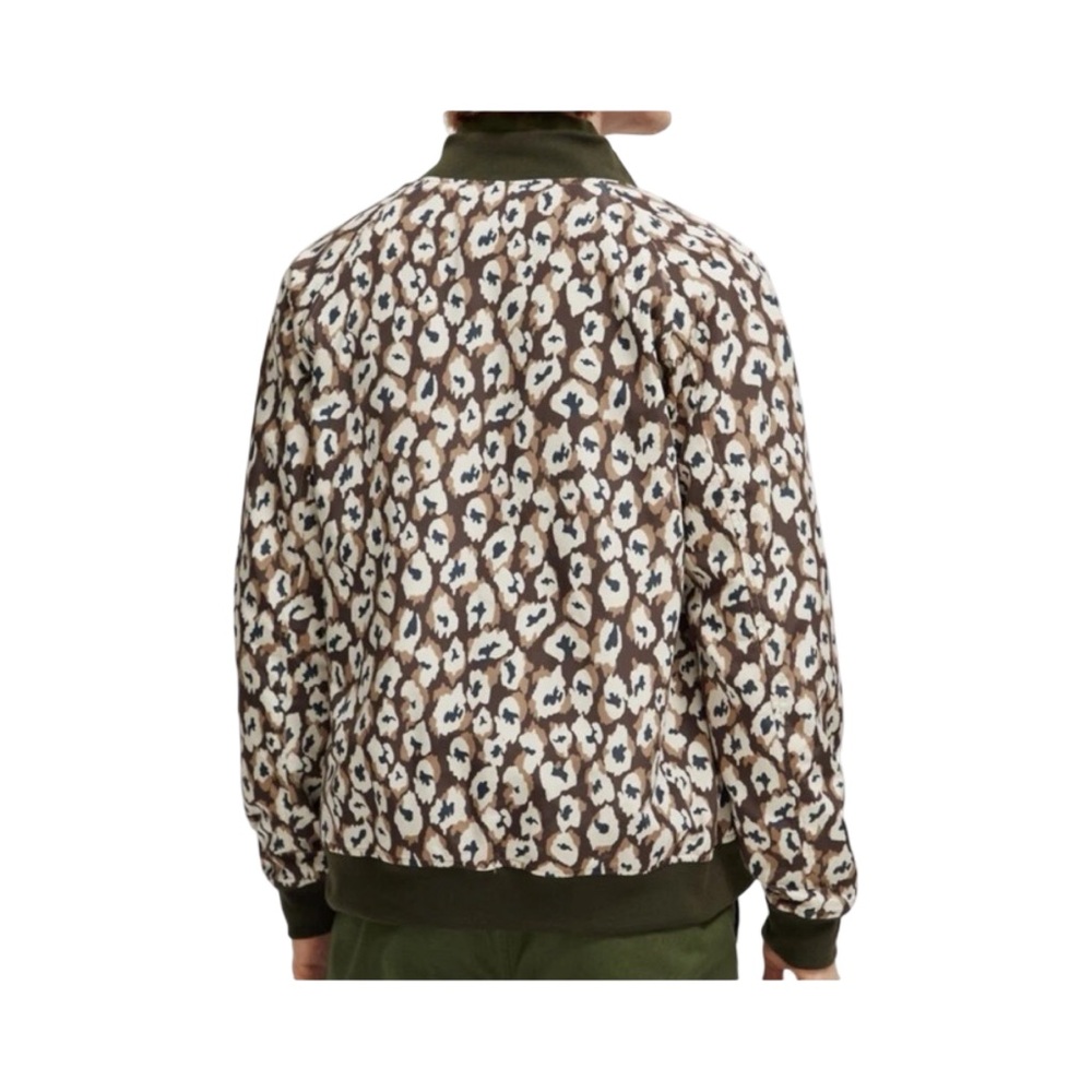 Scotch & Soda Brown and Tan Bomber Jacket - Picture 5 of 14